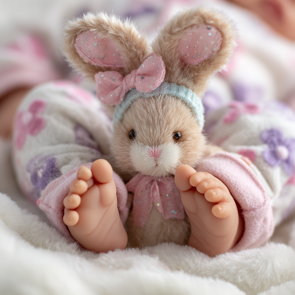 Bebê Reborn Realista Menina 50cm - Corpo de Tecido Macio